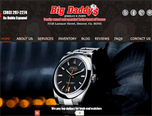 Tablet Screenshot of bigdaddyspawndenver.com